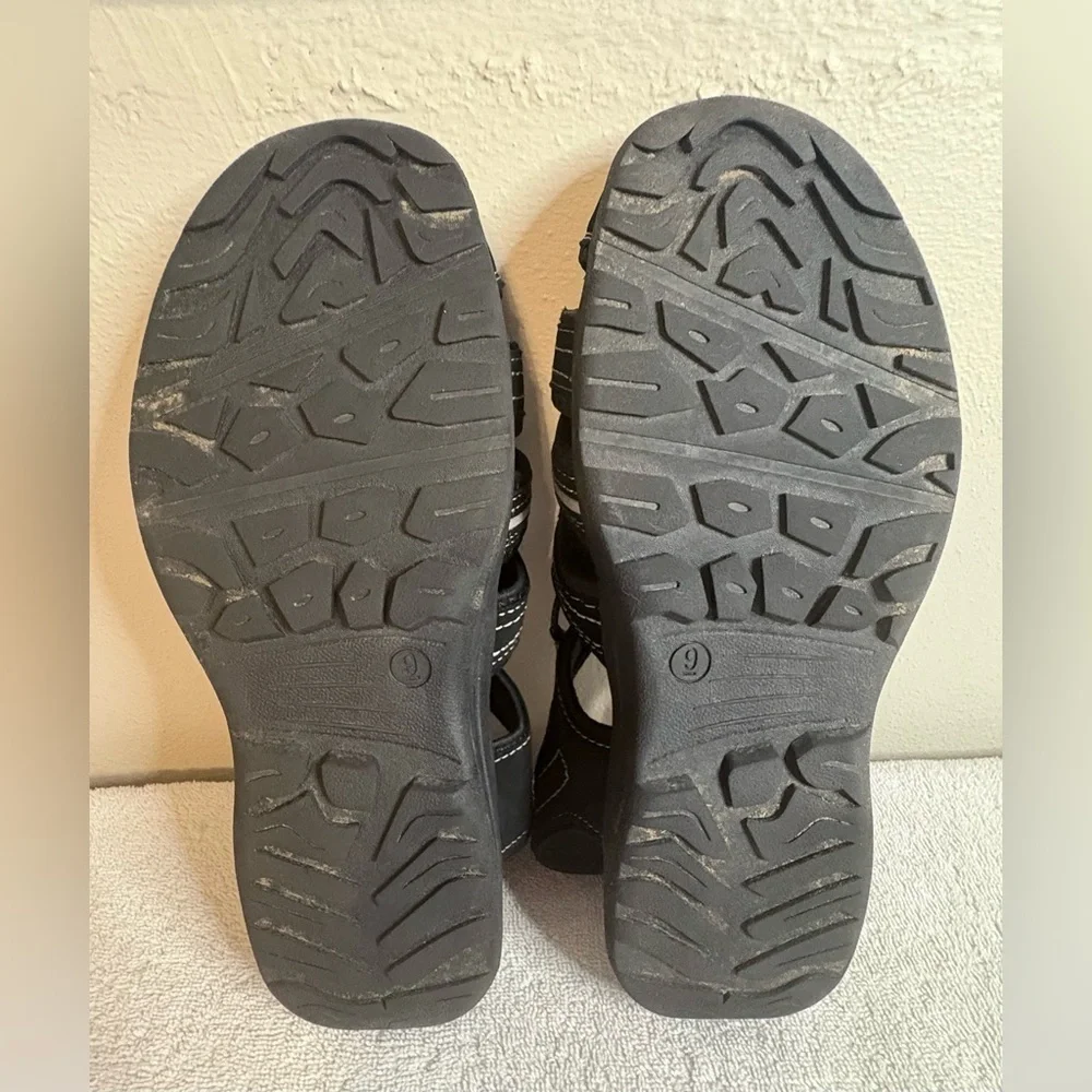 Adventuridge Trekking Black Sport Water Adventure Hiking Trail Sandal Men's 9